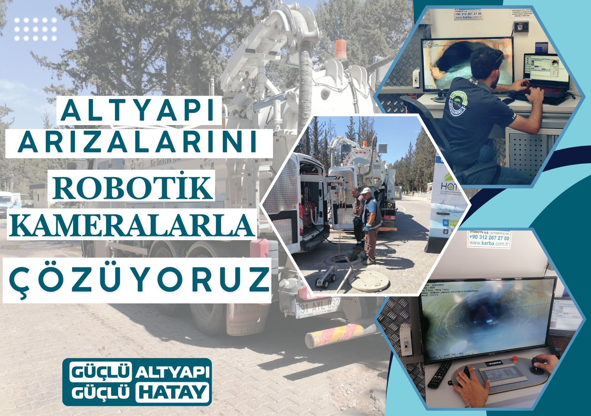 Altyapı Arızaları Robotik Kameralarla Çözülüyor